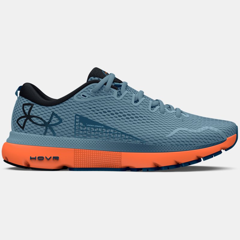 Zapatillas de running Under Armour HOVR™ Infinite 5 para hombre Azul Granite / Dark Tangerine / Varsity Azul 42.5
